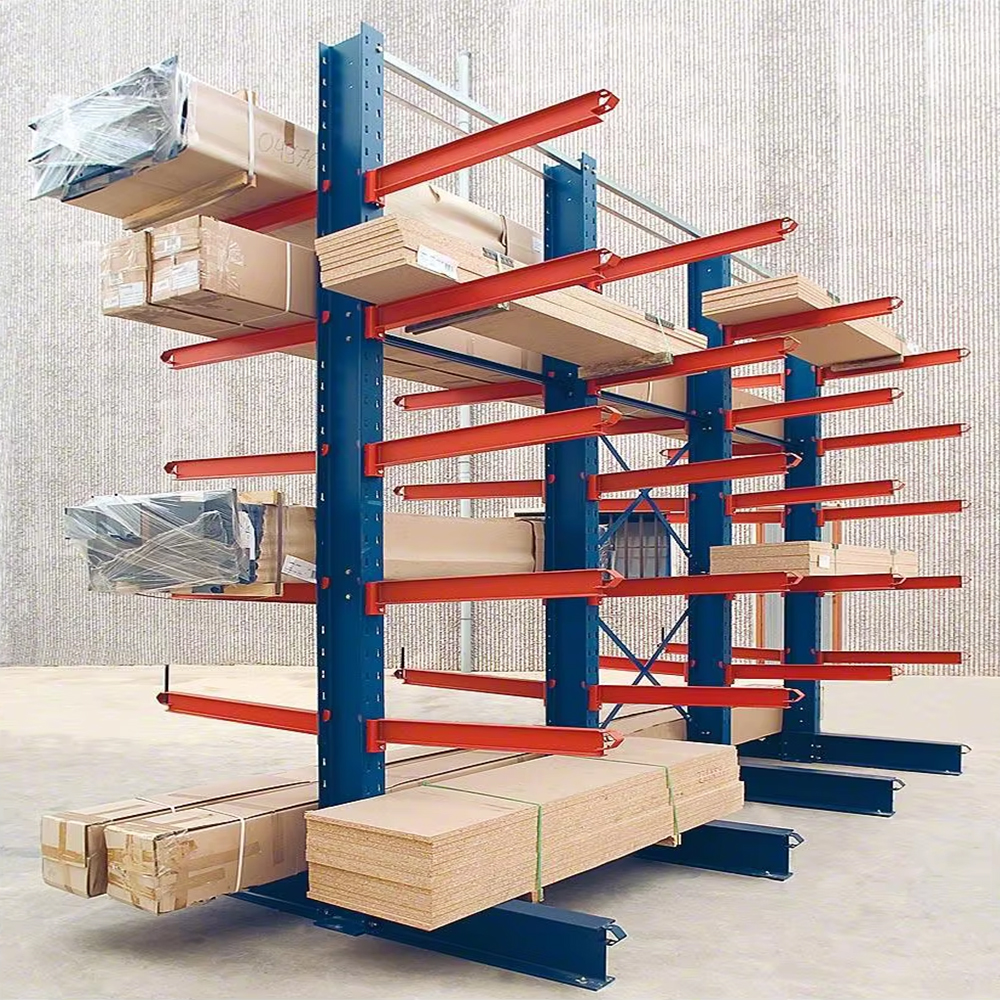 Warehouse Industrial Heavy Duty Storage Metal Cantilever Racking