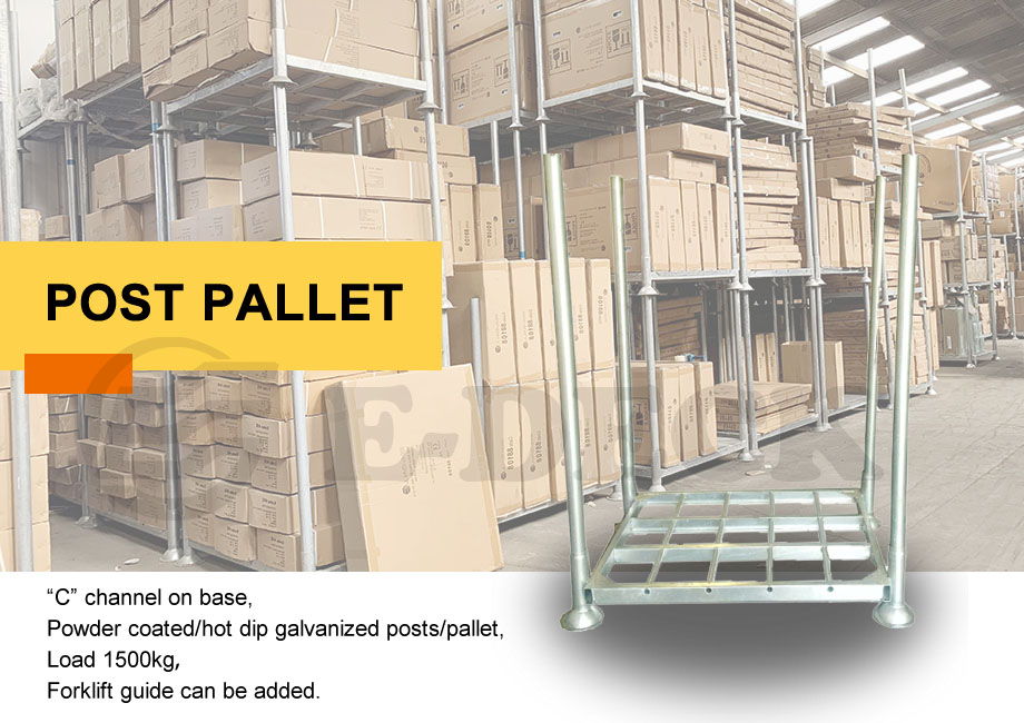 Customization Zinc Mild Steel Q235 Hot Dip Galvanized Steel Pallet Racking